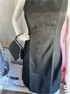 The Limited Black Sleeveless Midi Sheath Dress