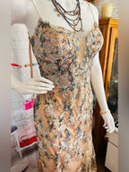 Mac Duggal Embroidered Floral Trumpet Gown