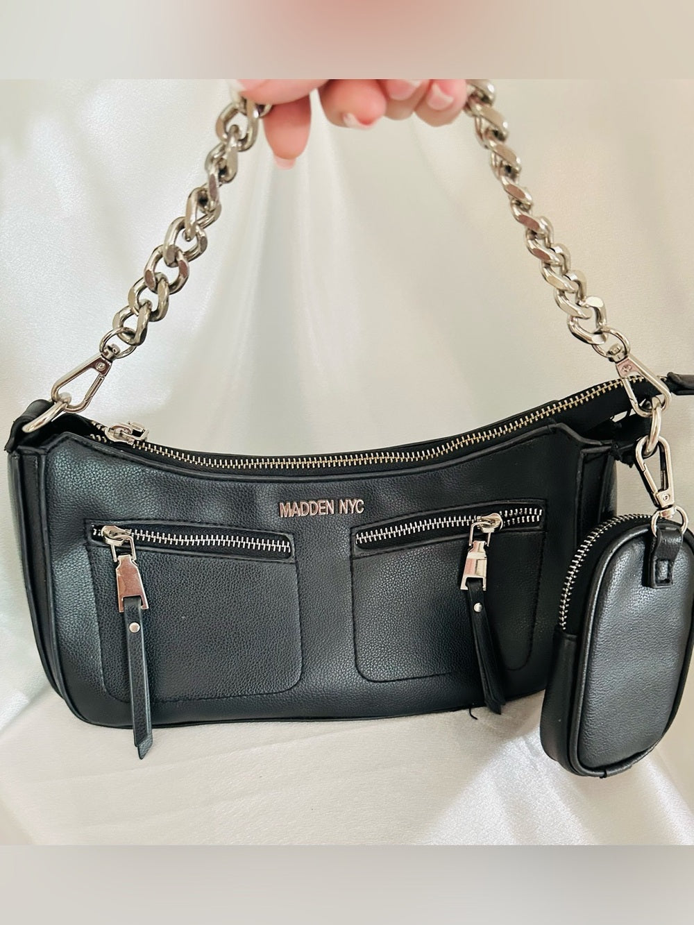 Madden NYC Chain Strap Crossbody Handbag