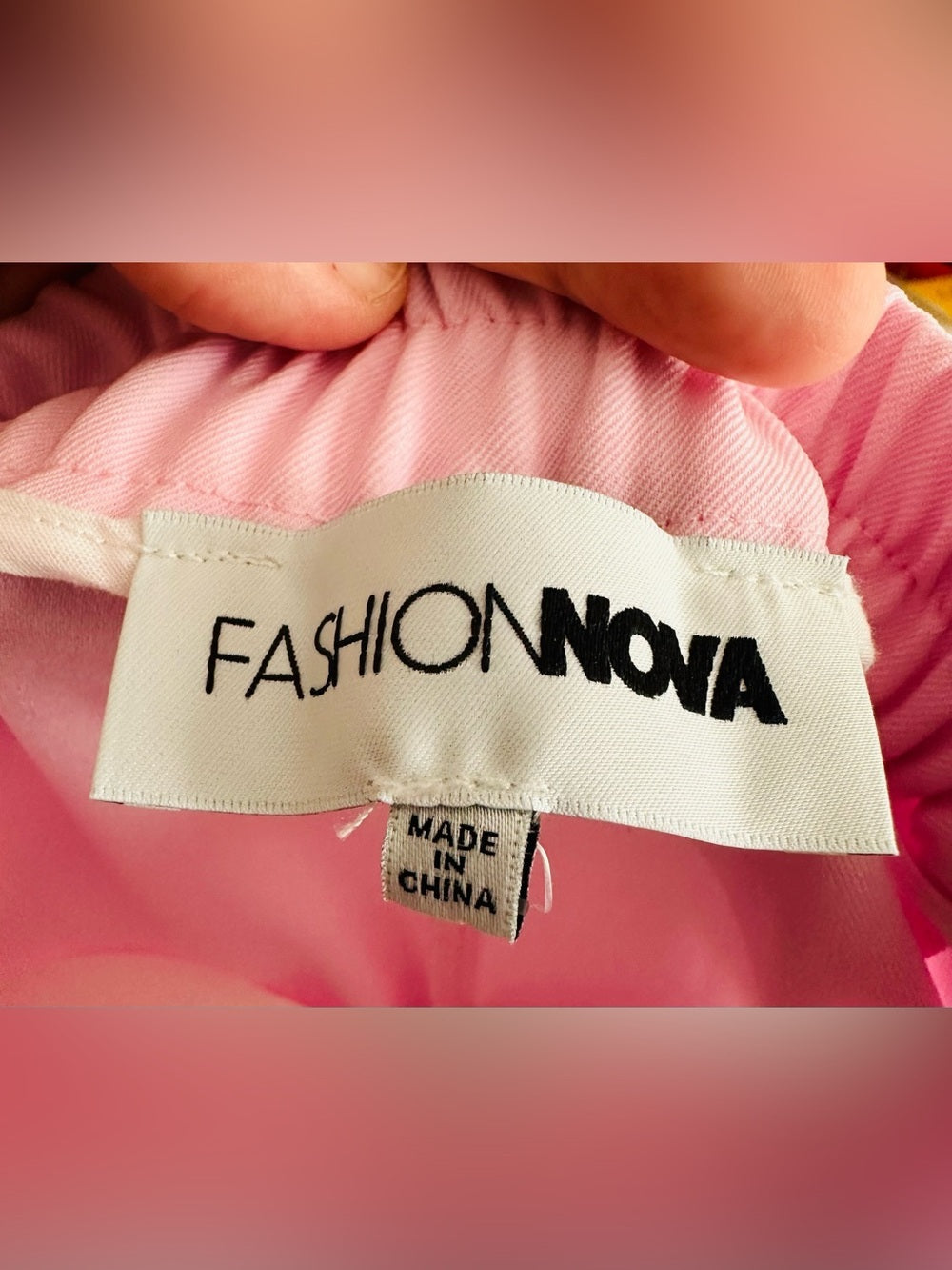 Fashion Nova Pink Trousers