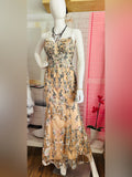 Mac Duggal Embroidered Floral Trumpet Gown