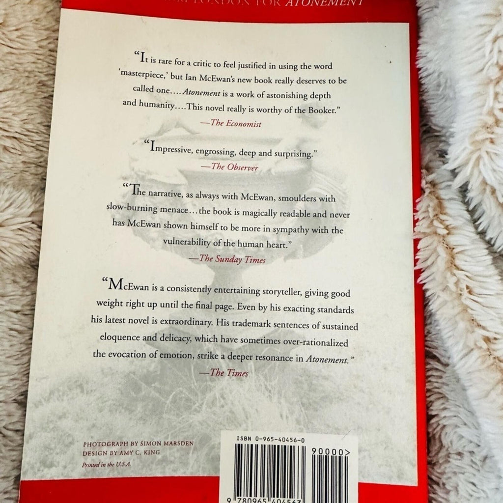 Atonement Novel by Ian McEwan