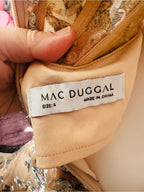 Mac Duggal Embroidered Floral Trumpet Gown