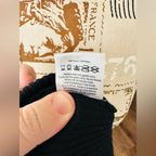 Kindred Bravely Black Ribbed Crew Neck Sweater