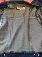 Vintage Paris Blues Embroidered Denim Jacket