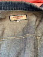 Vintage Paris Blues Embroidered Denim Jacket