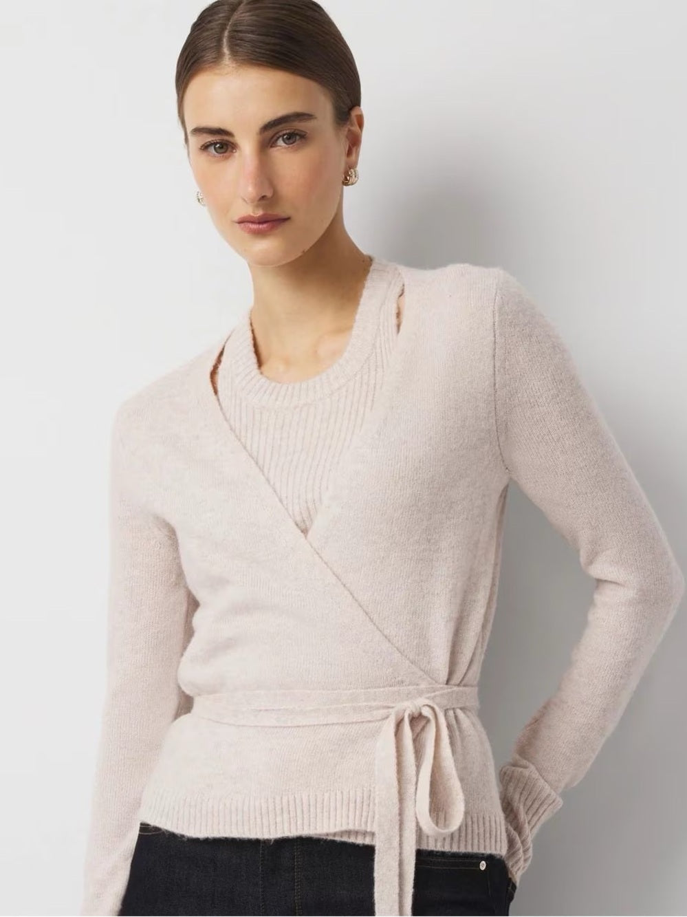 White House Black Market Two-in-One Wrap Cardigan