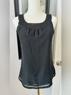 H&M Black Sleeveless Sheer Camisole Blouse