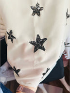 Two by Vince Camuto White Star Sequin Camisole