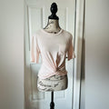 Light Pink Knotted Tee