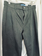 J. McLaughlin Rainey Black Jeans Front Slit Pants Size 10 NWT