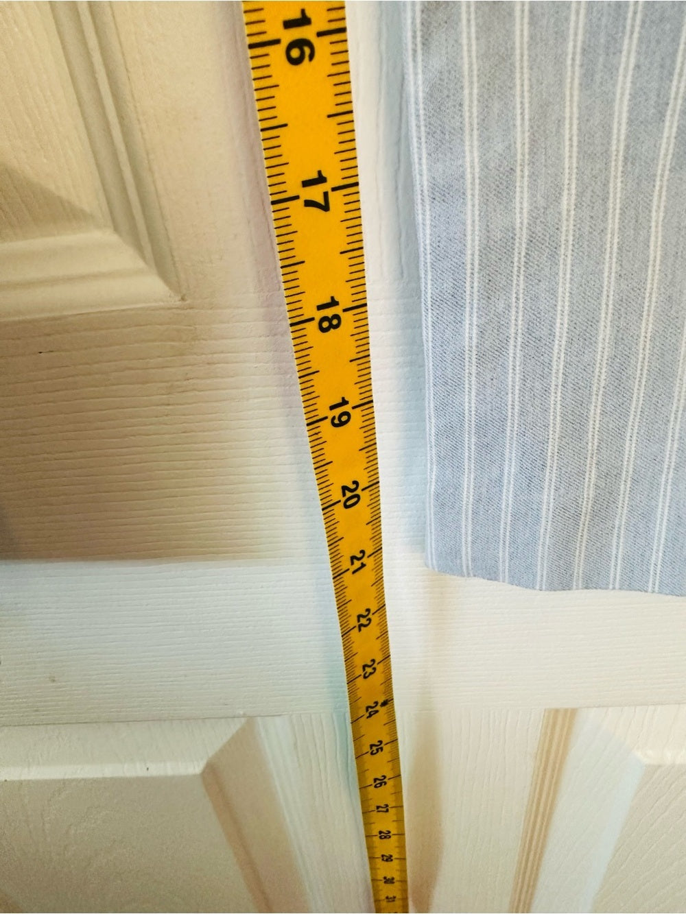 Katherine Barclay Light Blue Pinstriped Sailor Pants