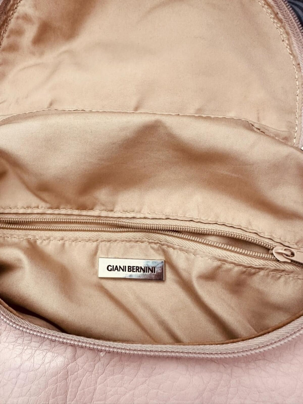 Giani Bernini Blush Pink Pebbled PVC Backpack