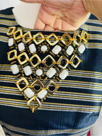 Lilly Pulitzer Virginia Jeweled Metallic Stripe Dress