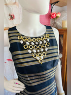 Lilly Pulitzer Virginia Jeweled Metallic Stripe Dress