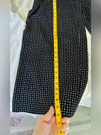 Calvin Klein Wide Leg Belted Geometric Print Jumpsuit