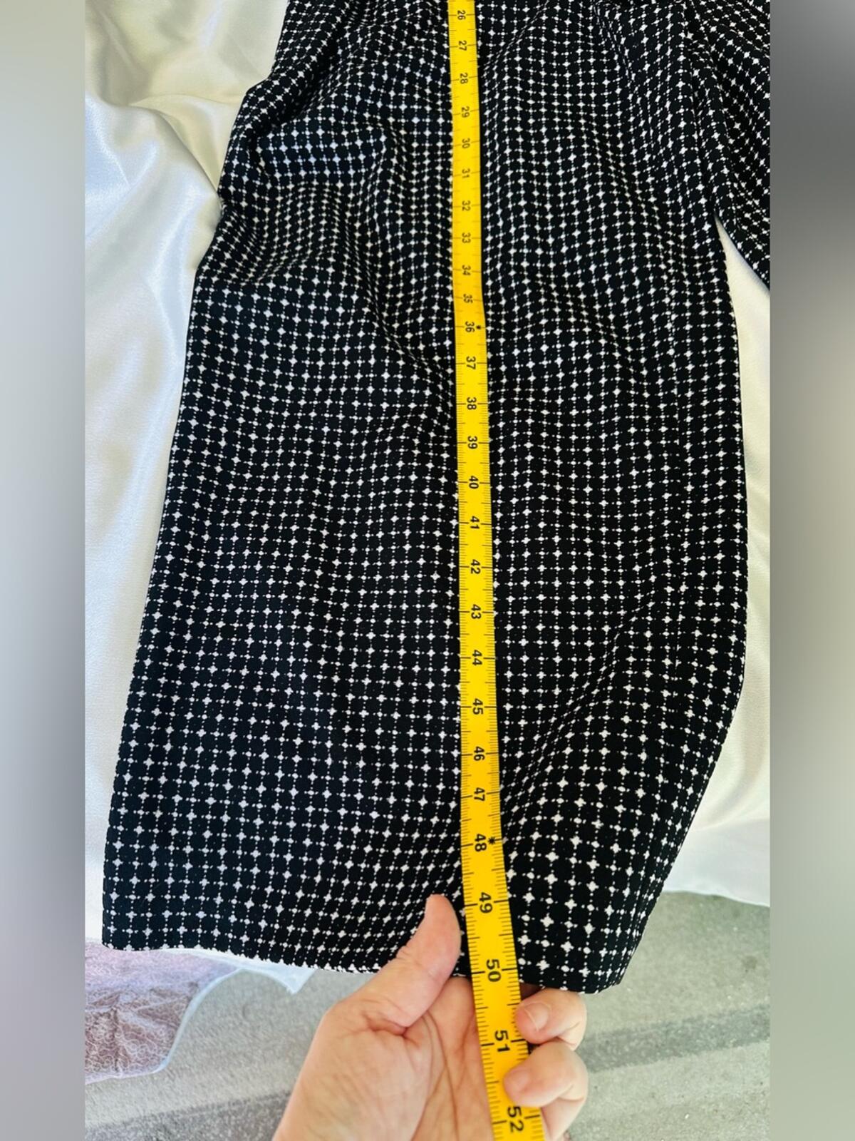 Calvin Klein Wide Leg Belted Geometric Print Jumpsuit