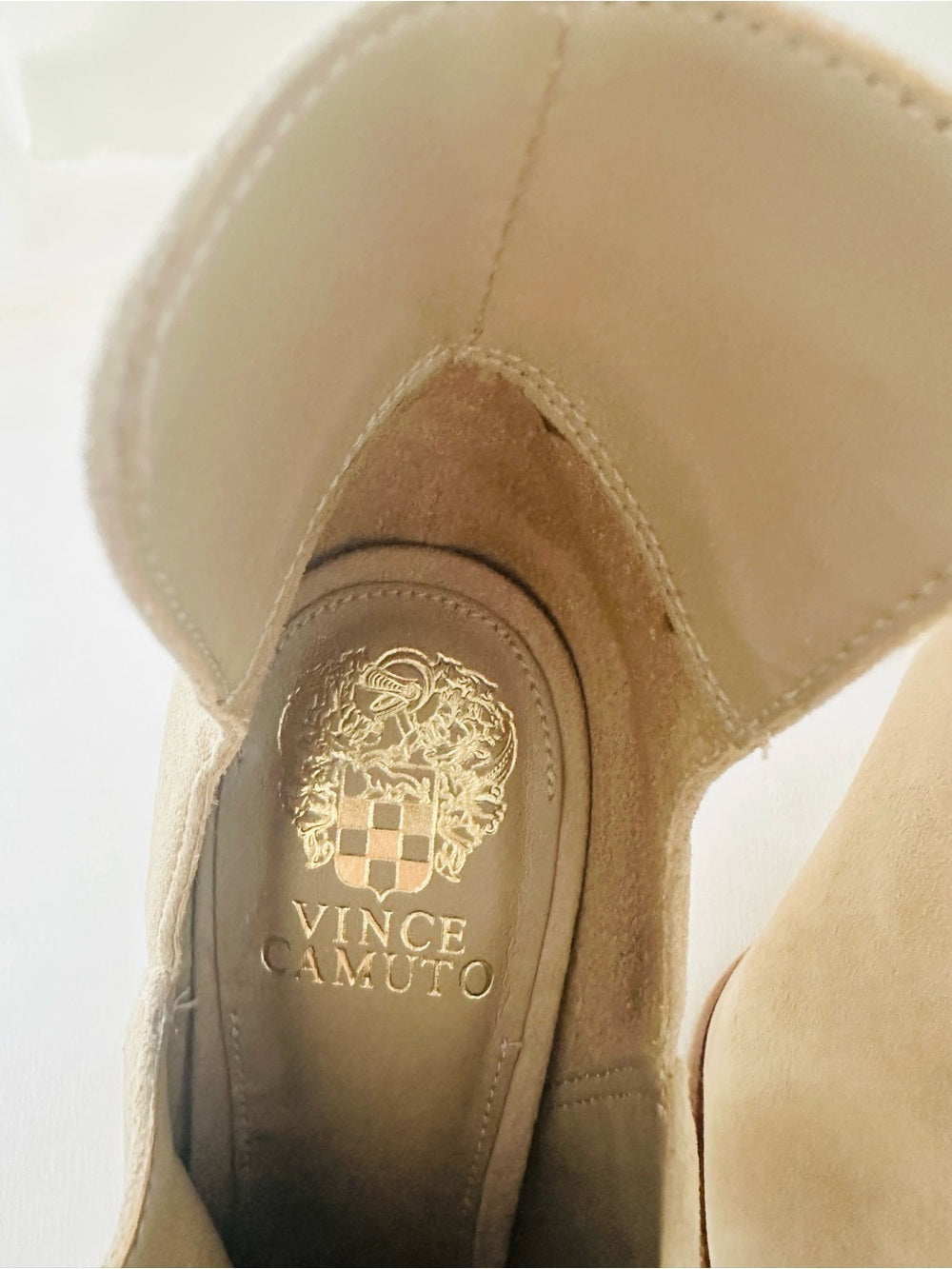 Vince Camuto Frendin Suede Pointer-Toe Ankle Booties
