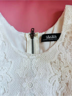 Lulu's White Lace Crochet Crop Top
