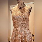 Betsy & Adam Lace & Sequin Formal Dress