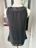 H&M Black Sleeveless Sheer Camisole Blouse