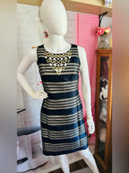 Lilly Pulitzer Virginia Jeweled Metallic Stripe Dress