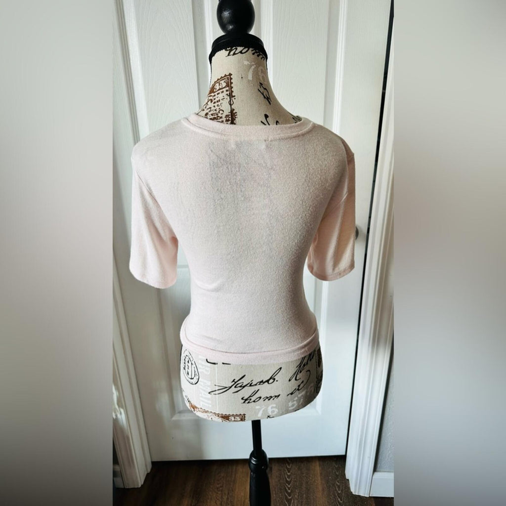 Light Pink Knotted Tee