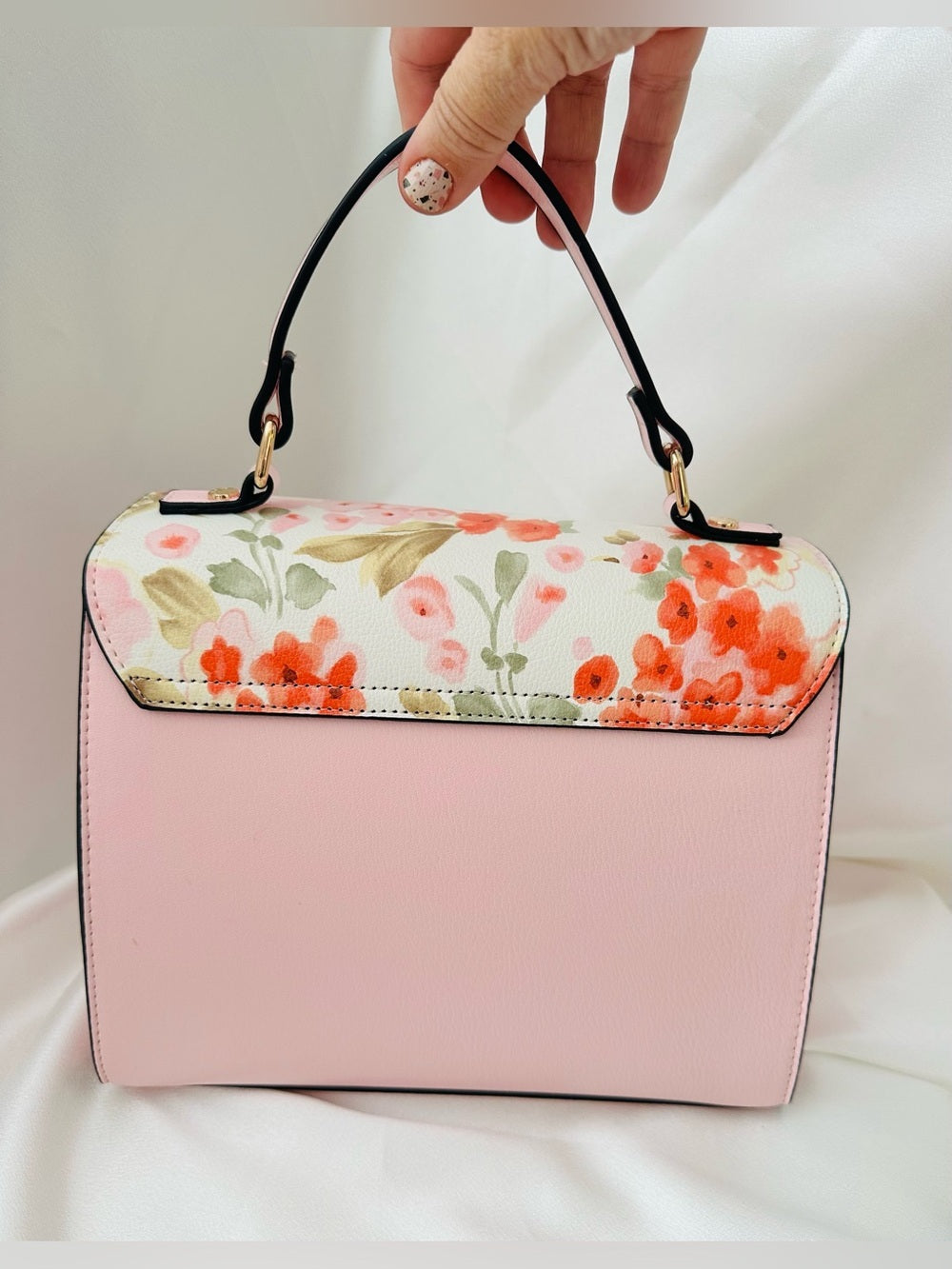 Dune London Floral Top Handle Crossbody Handbag w/ Matching Wallet