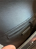 Steve Madden BBAY Black Baguette Shoulder Bag