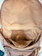 Giani Bernini Blush Pink Pebbled PVC Backpack
