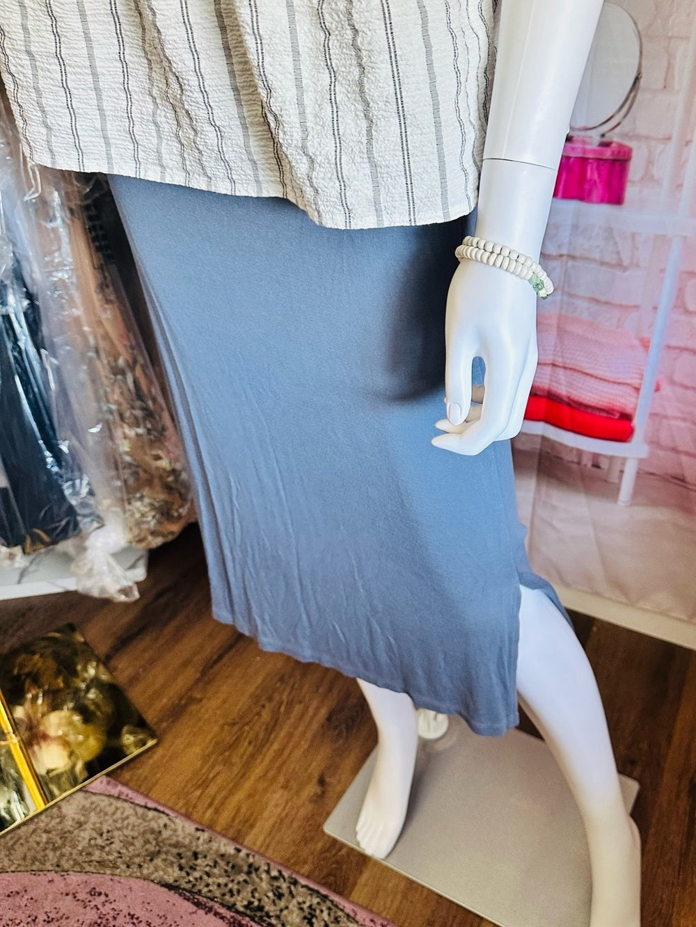 Luxe Brooklyn Midi Skirt
