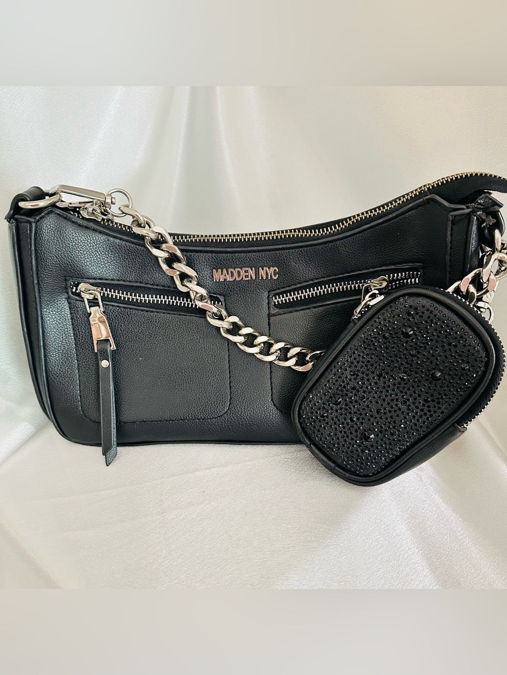 Madden NYC Chain Strap Crossbody Handbag