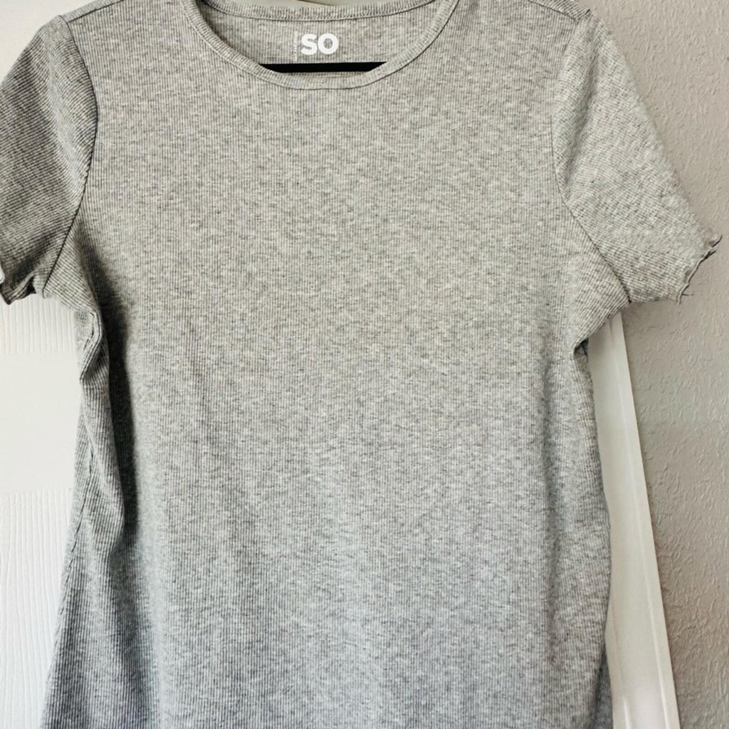 Short Sleeve Gray Tee