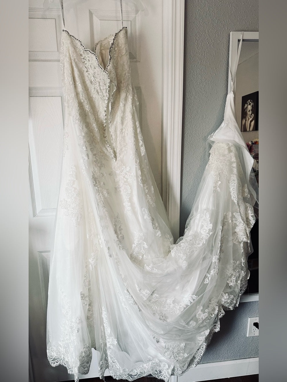 Madeline Gardner by Morilee Ivory Lace Wedding Gown Bridal Dress NEVER WORN