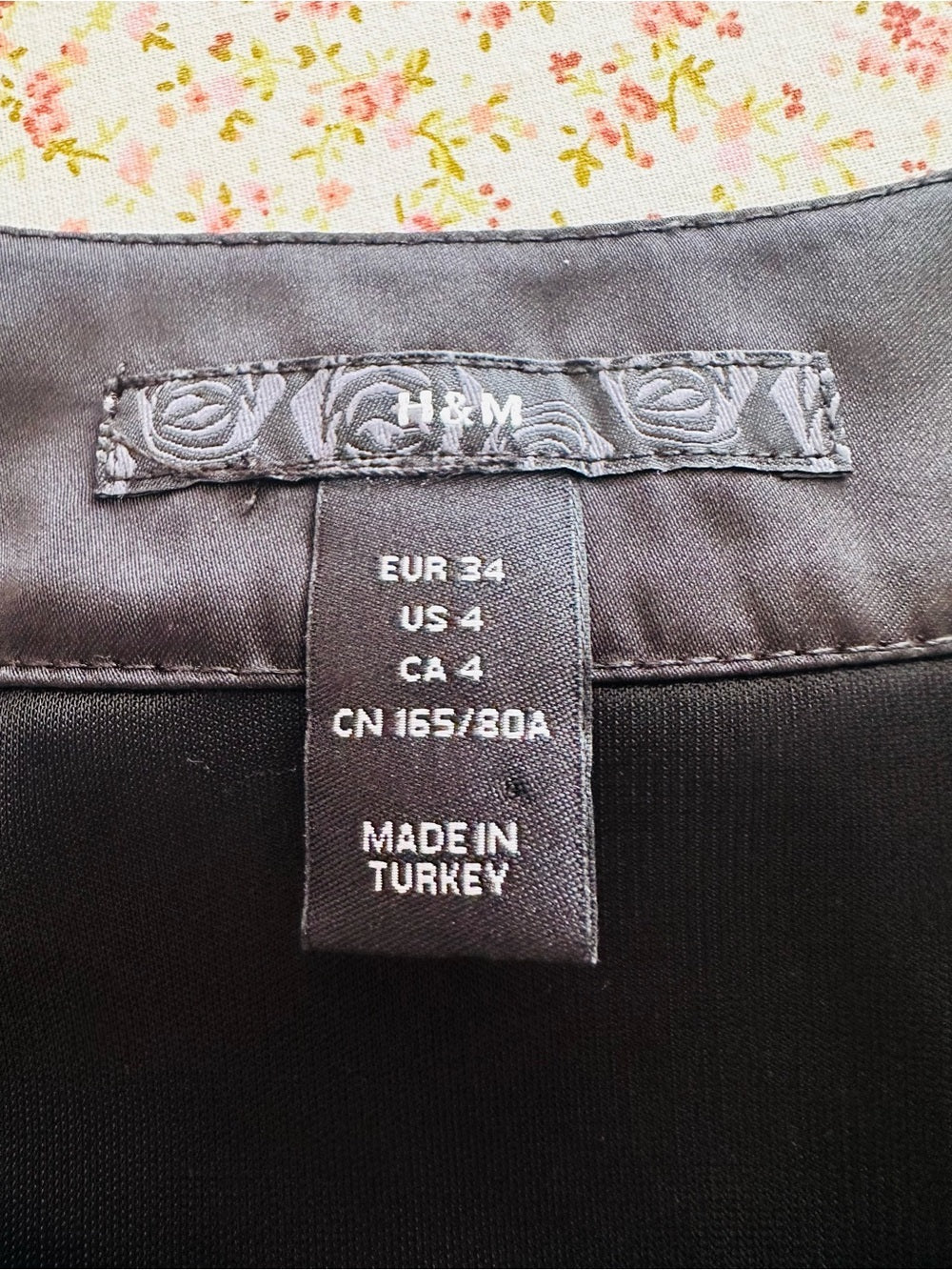 H&M Black Sleeveless Sheer Camisole Blouse