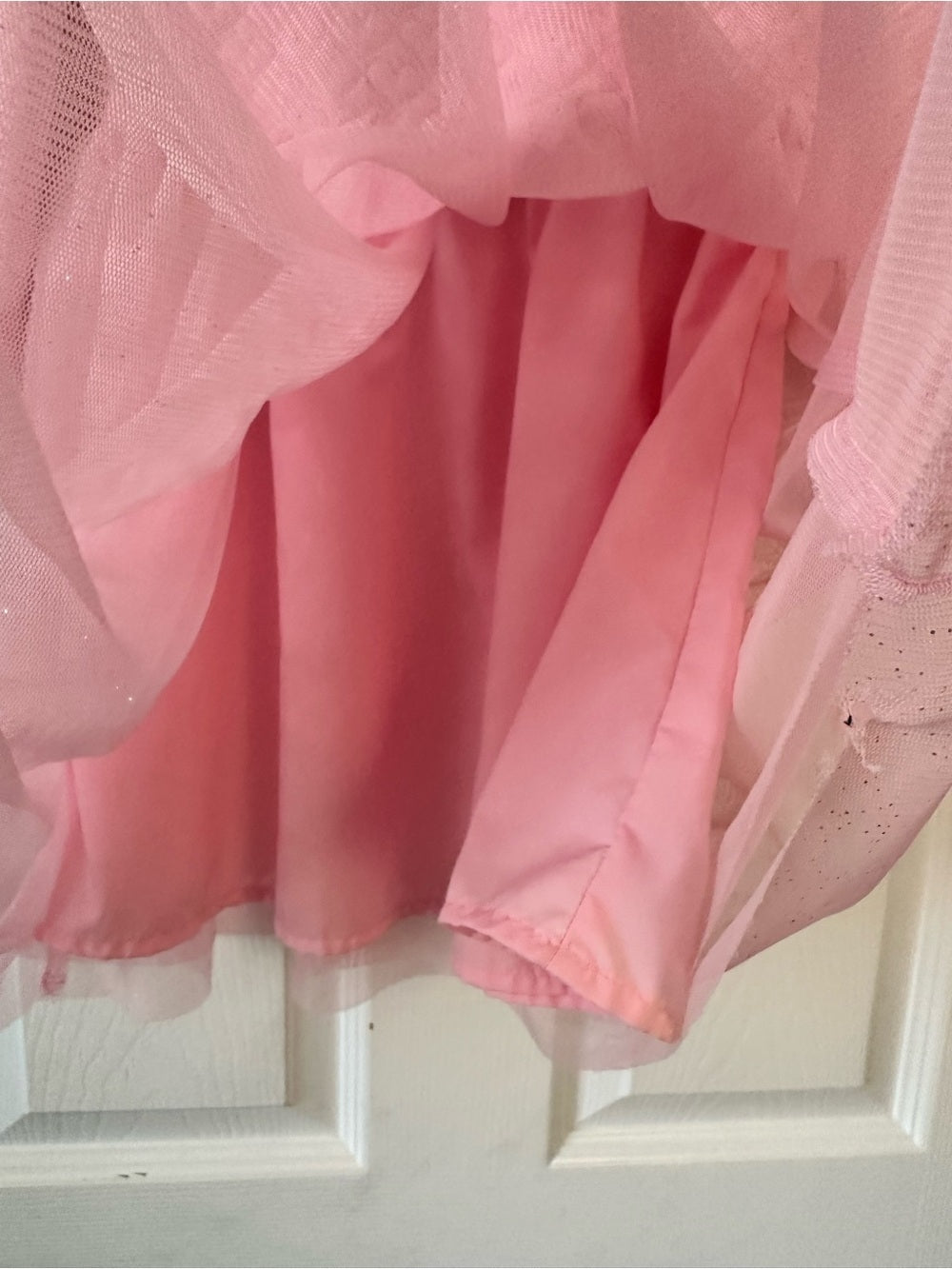 Cat & Jack Pink Quilted Bodice Tulle Dress