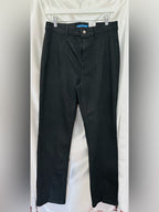 J. McLaughlin Rainey Black Jeans Front Slit Pants Size 10 NWT