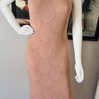 Windsor Dusty Rose Strapless Sequin Mermaid Gown
