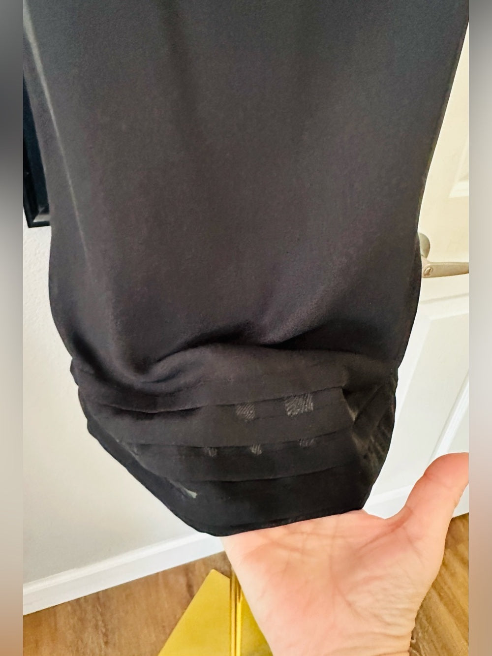 H&M Black Sleeveless Sheer Camisole Blouse