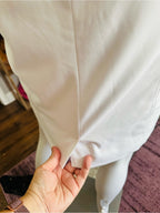 Calvin Klein White Lace-Up Side Sheath Dress