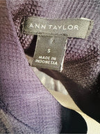 Ann Taylor Black Sheer Sleeveless Blouse