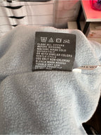 New Balance Blue Fleece Lined Hooded Windbreaker Jacket