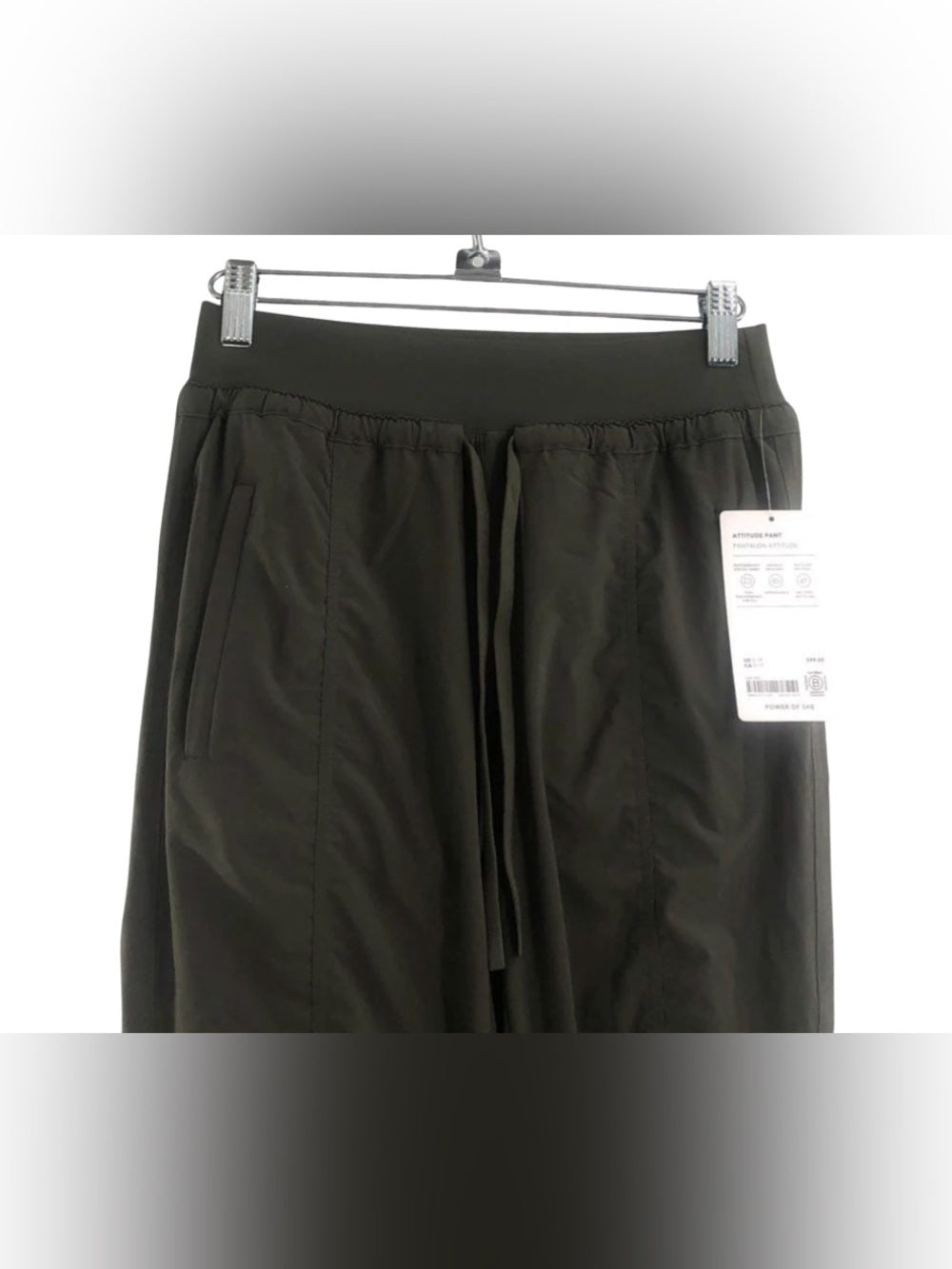 Olive Green Featherweight Stretch Joggers