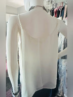 Two by Vince Camuto White Star Sequin Camisole