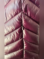 Calvin Klein Quilted Puffer Vest in Plum
