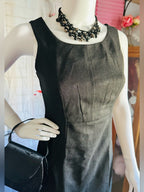 The Limited Black Sleeveless Midi Sheath Dress
