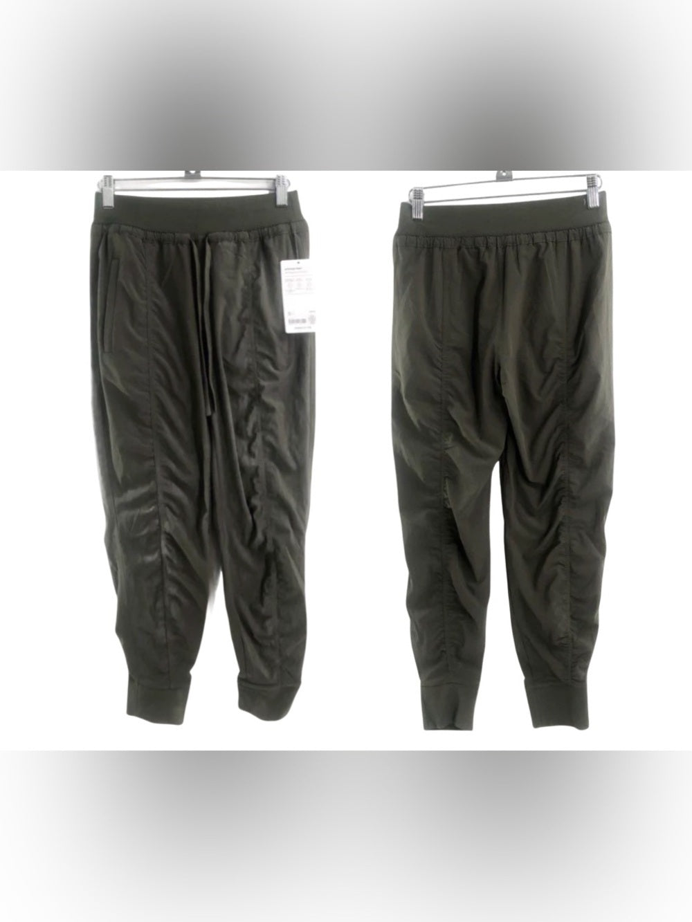 Olive Green Featherweight Stretch Joggers