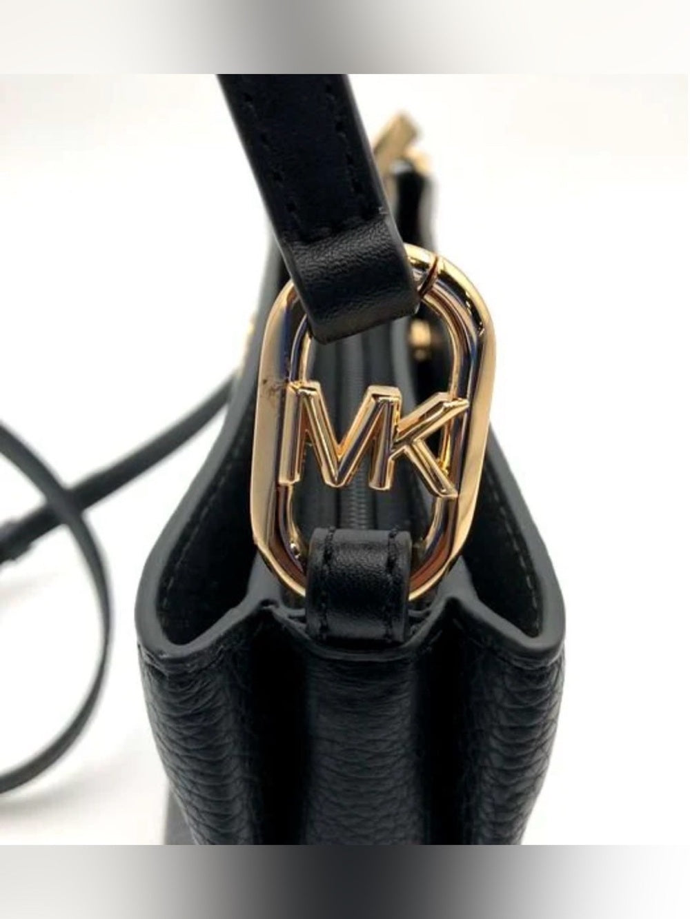 Michael Kors Trisha Medium Pebbled Leather Crossbody Bag