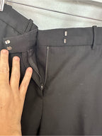 MNG Mango Black Tailored Straight Leg Dress Pants Trousers Size 6