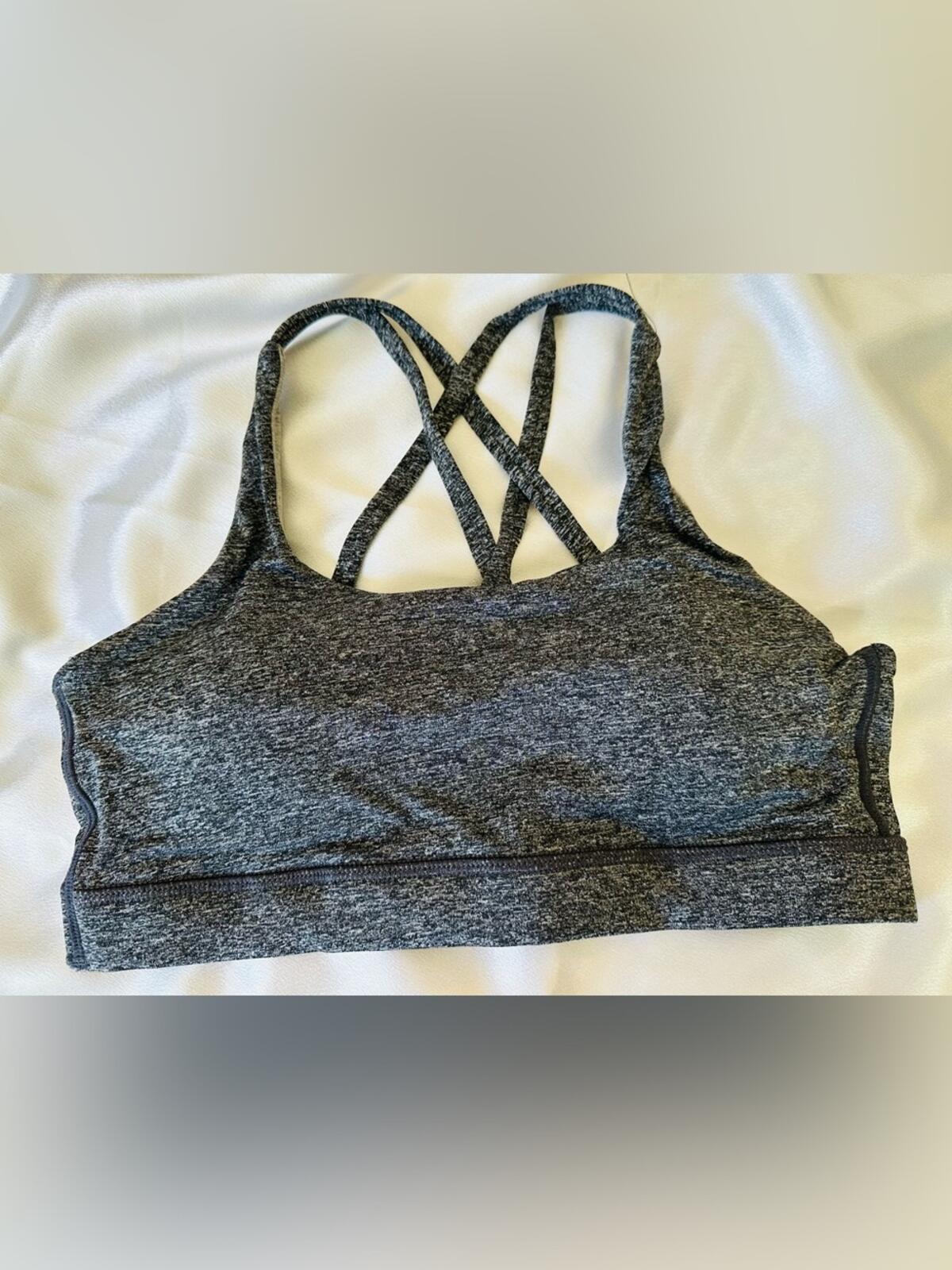 Women’s Strappy Sports Bra - Gray